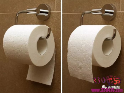 厕纸该朝哪个方向撕？下面这两种选项，大家选哪一个？